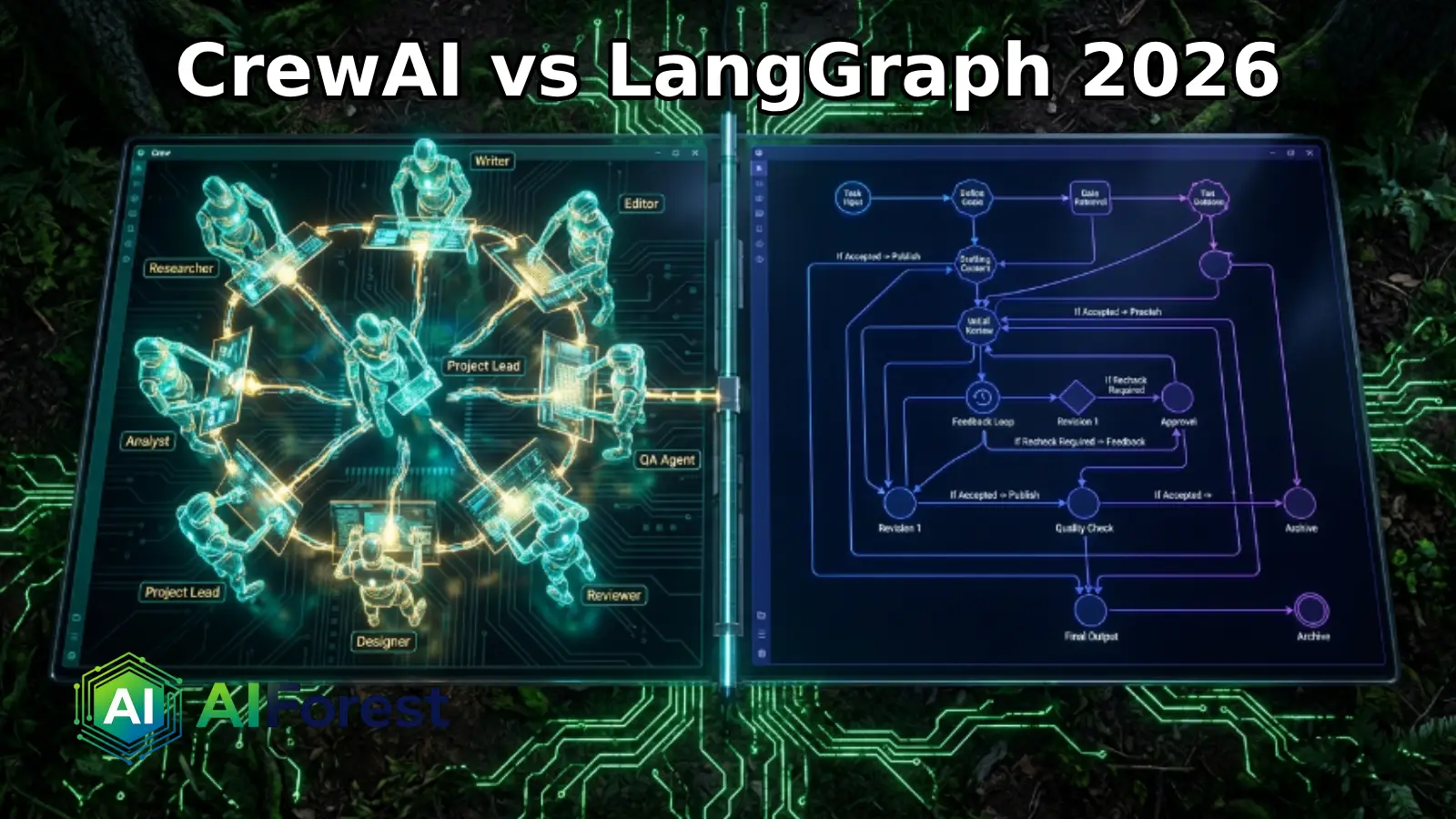 CrewAI vs LangGraph 2026 comparison