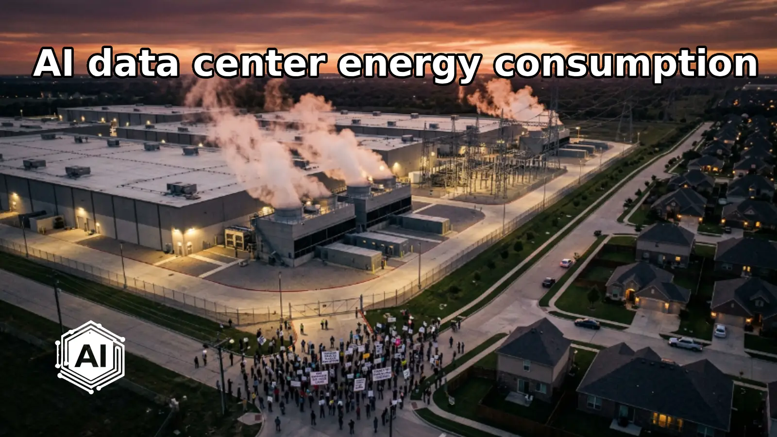 AI data center energy consumption impact on residents